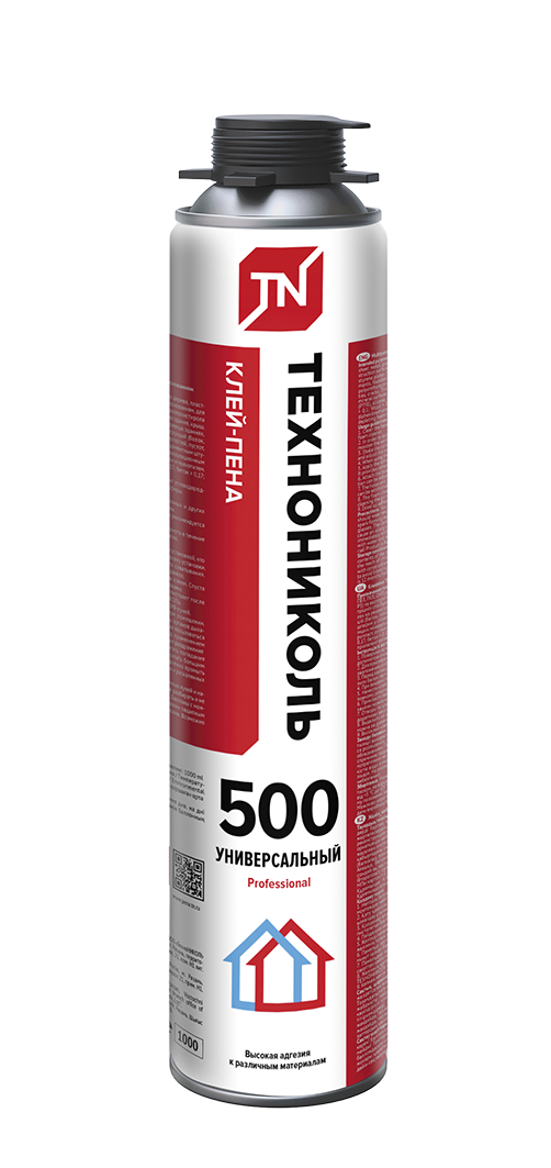 Клей-пена ТехноНиколь 500 PROFESSIONAL 1000мл универсальный
