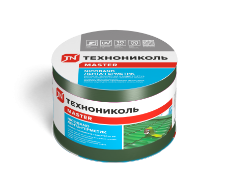 Лента гидроизоляционная ТехноНиколь NICOBAND 1.5 0.05м 3м зеленый