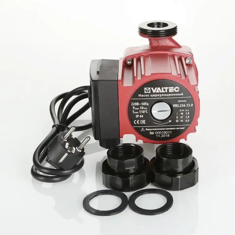 Циркуляционный насос Valtec VRS 25/6-130 (25 мм, 6 м, 130 мм) с гайками
