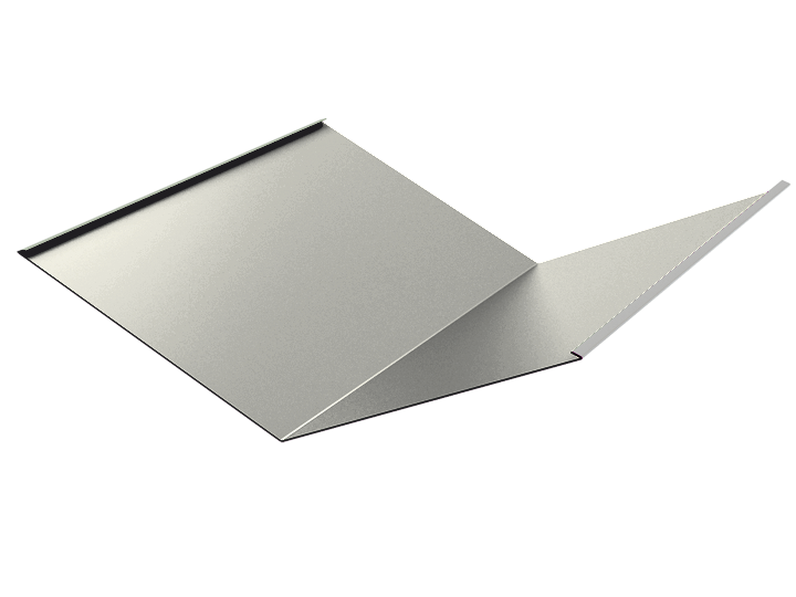 Планка ендовы нижняя 298x298x0.45 2.5м стандарт оцинкованный К-510