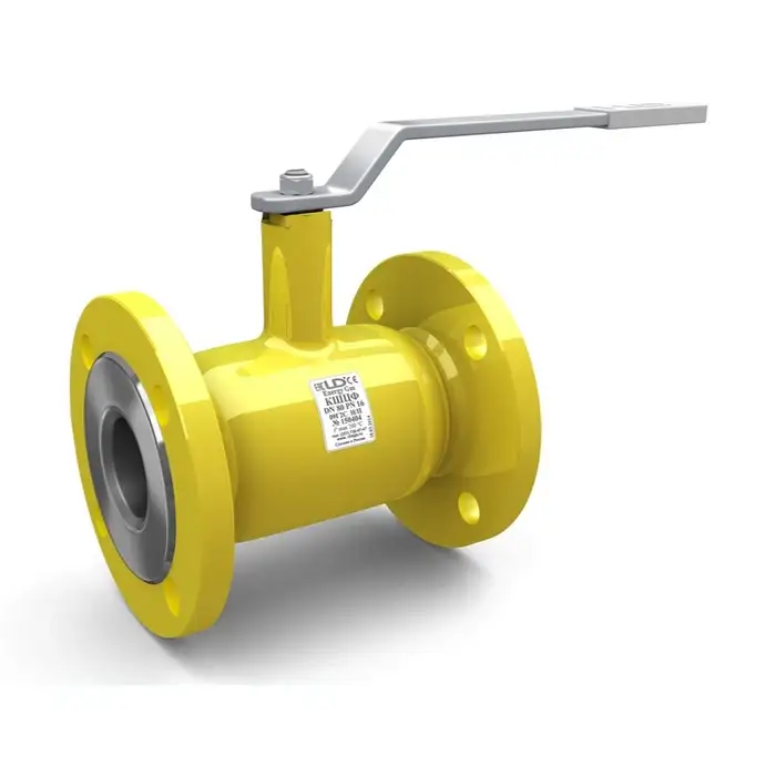 Кран шаровой газовый фланцевый LD КШЦФ Gas Ду 50 Ру 40 сталь 20