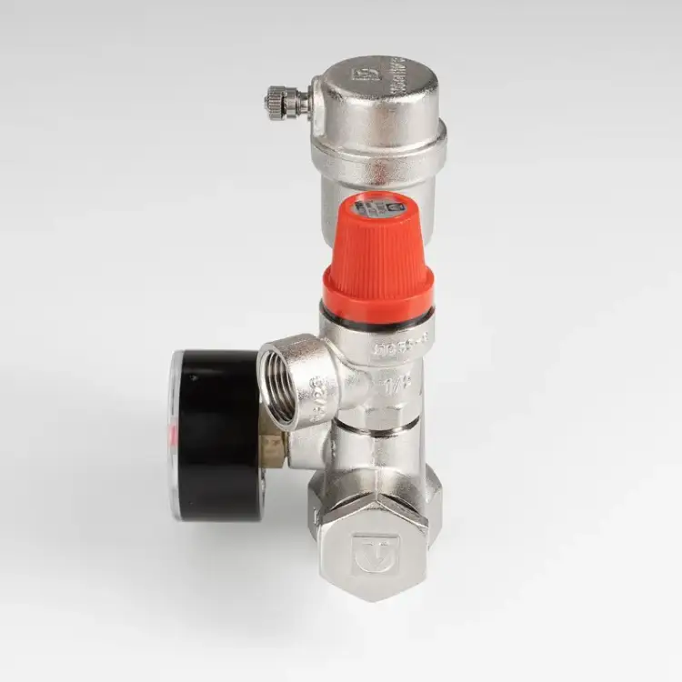 Группа безопасности Valtec с латунным корпусом для котла