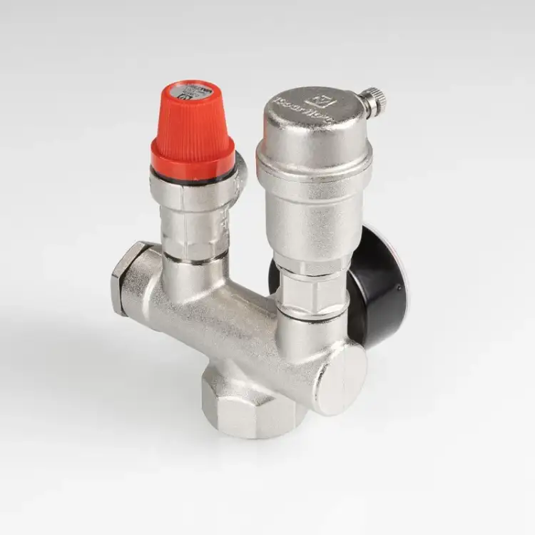Группа безопасности Valtec с латунным корпусом для котла