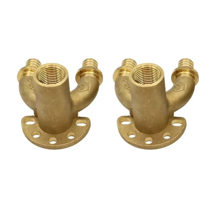 Водорозетка аксиальная латунная проходная Vieir 16 X 2,2 - Rp 1/2″