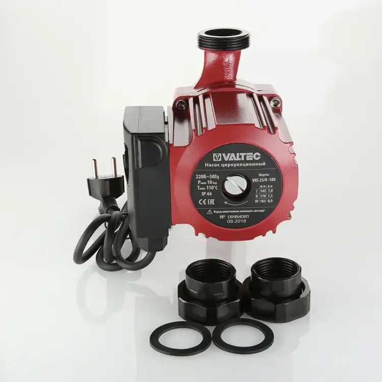 Циркуляционный насос Valtec VRS 25/8-180 (25 мм, 8 м, 180 мм) с гайками