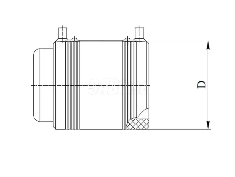 Заглушка электросварная SAB 225 мм ПЭ100 PN16 SDR11