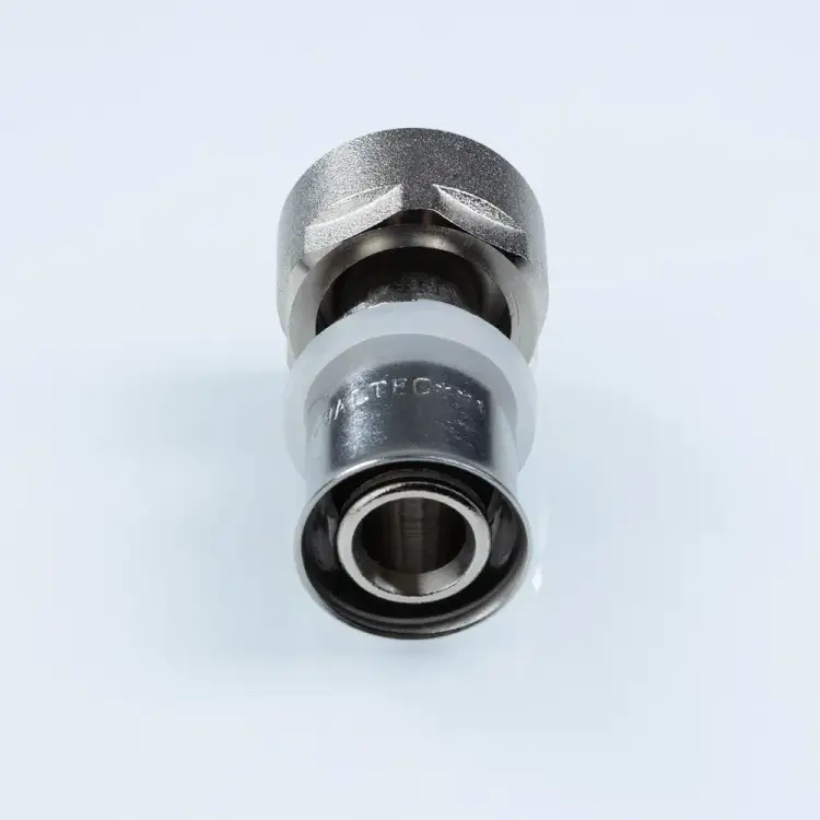Пресс-фитинг с накидной гайкой под евроконус Valtec 16 (2,0) мм х 3/4”