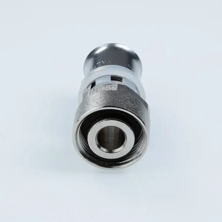 Пресс-фитинг с накидной гайкой под евроконус Valtec 16 (2,0) мм х 3/4”