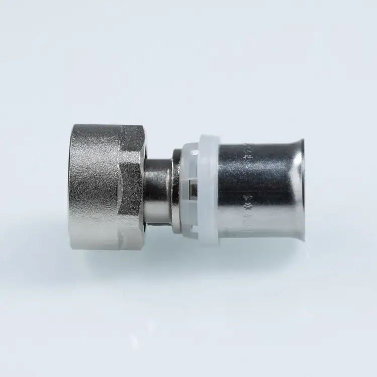 Пресс-фитинг с накидной гайкой под евроконус Valtec 16 (2,0) мм х 3/4”