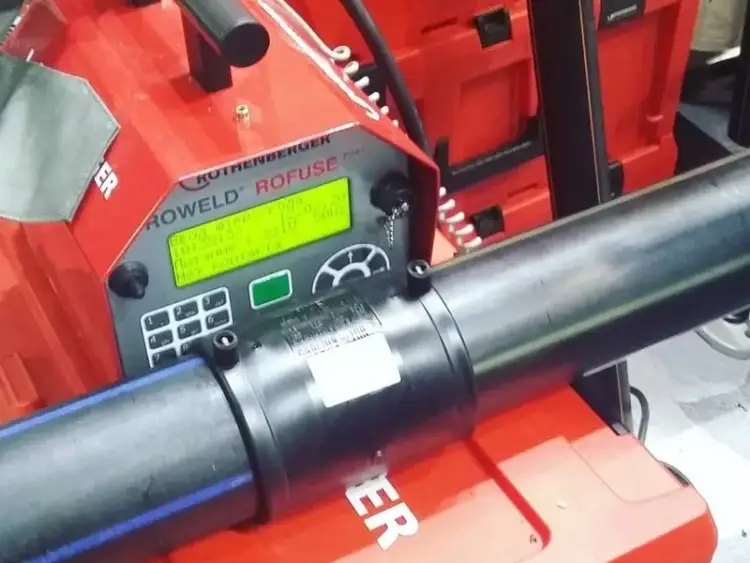 Аппарат для электромуфтовой сварки ПЭ и ПП труб Rothenberger Roweld Rofuse Print Plus